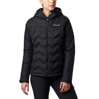 Columbia Ženske Jakne - Grand Trek Down Hooded Crne | ZUNT-38027
